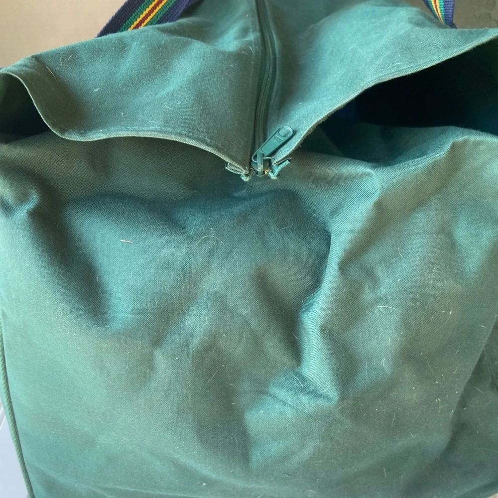 Vintage POLO Ralph Lauren Green Canvas Travel Bag